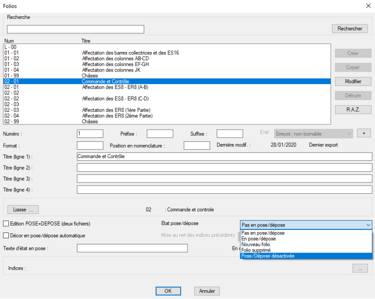 gestion folios logiciel